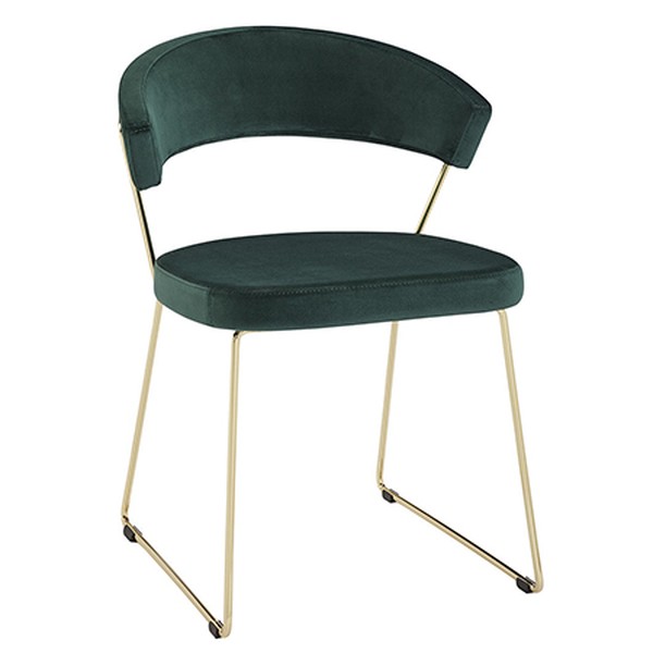 Connubia by Calligaris New York Velvet Dining Chair from John Lewis & Partners