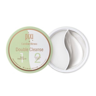 Double Cleanse Solid Cleansing Oil & Cleansing Cream  from Pixi + Caroline Hirons