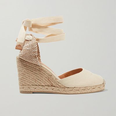 Carina 80 Canvas Wedge Espadrilles from Castaner