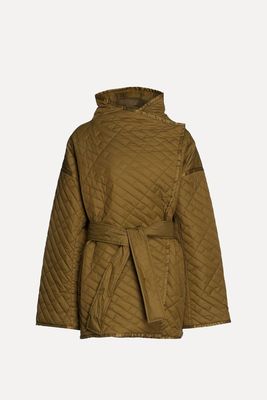 Belted Quilted Shell Jacket from Frame