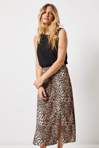 Animal Print Skirt