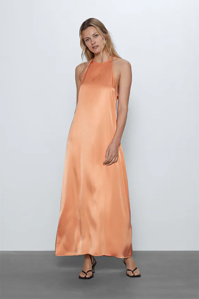 Satin Dress from Zara