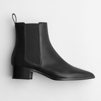 Classic Low-Rise Boot Black Leather
