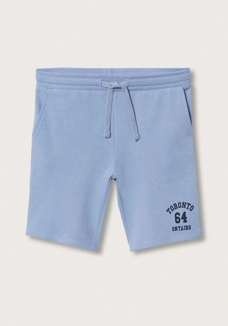Cotton Shorts With Elastic Waist from Mango