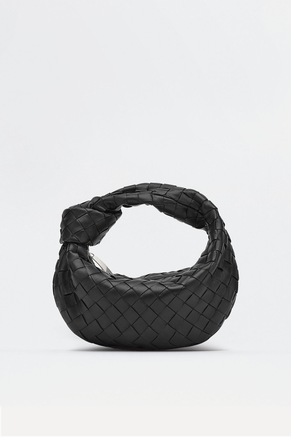 Jodie Mini Knotted Intrecciato Leather Tote from Bottega Veneta