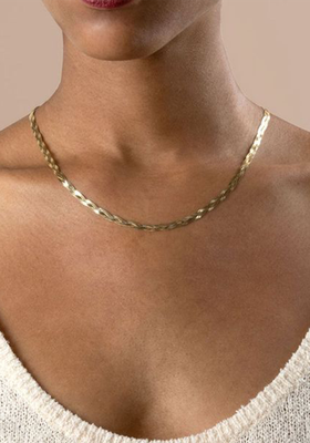 Braided Herringbone Necklace from Awe Inspired 