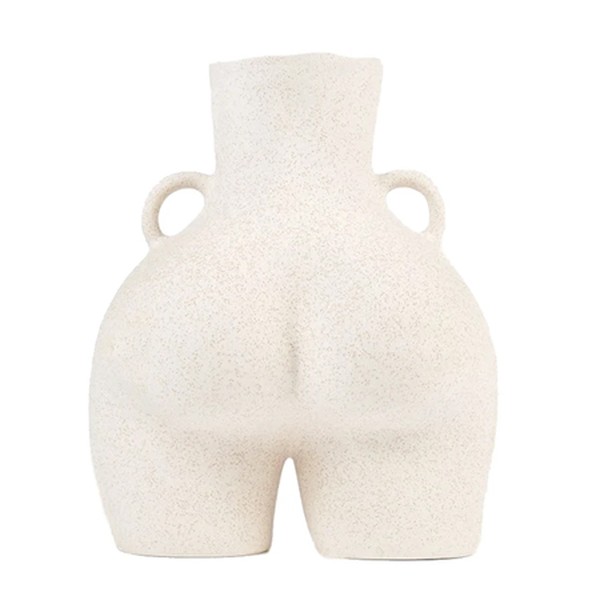 Love Handles Vase Beige Speckled from Anissa Kermiche