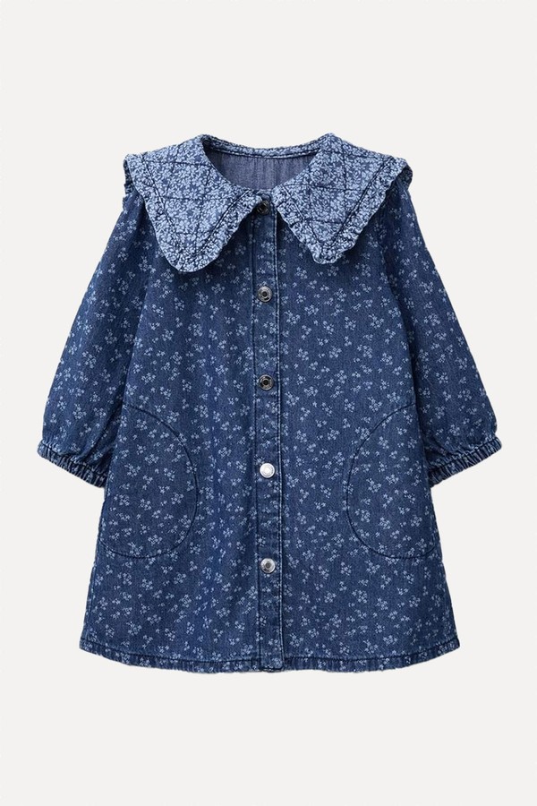 Floral Denim Dress