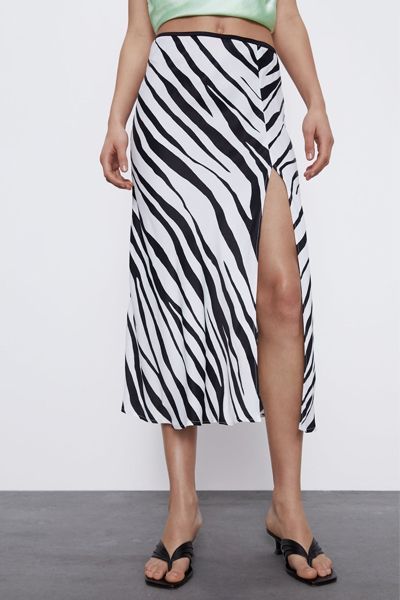 Animal Print Skirt from Zara