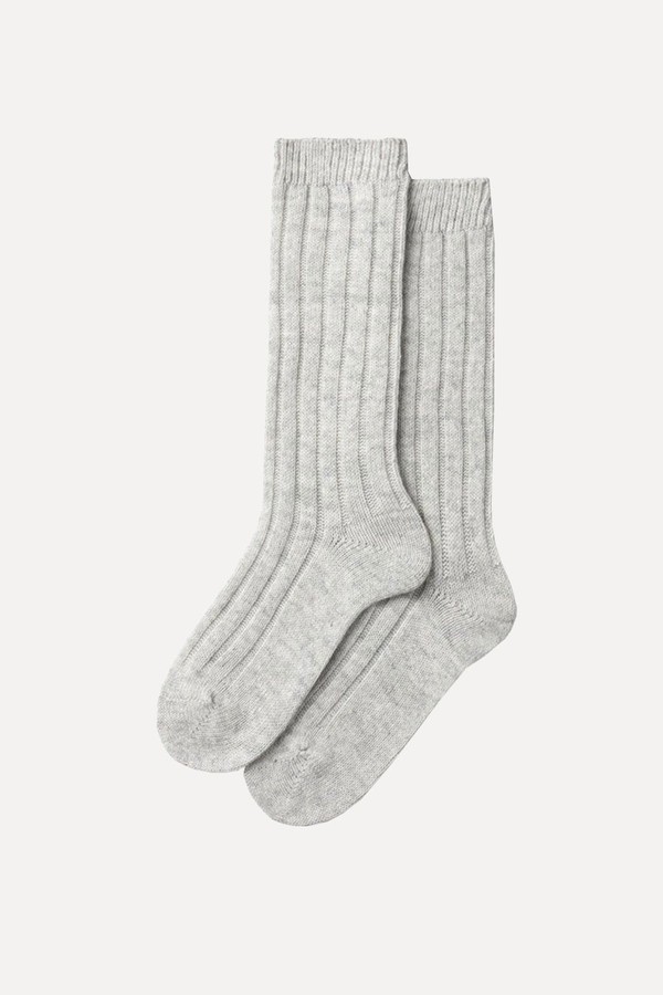 Cashmere Blend Lounge Socks from Chalk