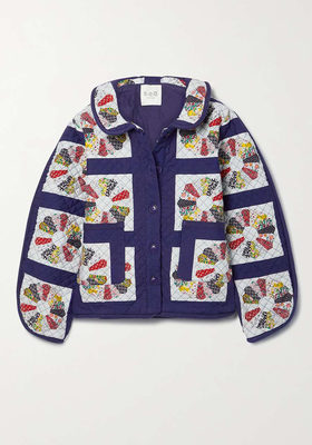 Printed Quilted Cotton Jacket from Sea