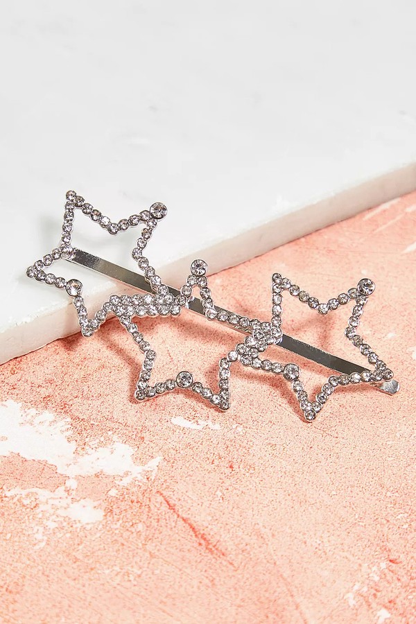 Star Diamante Slide Clip from Urban Outfitters