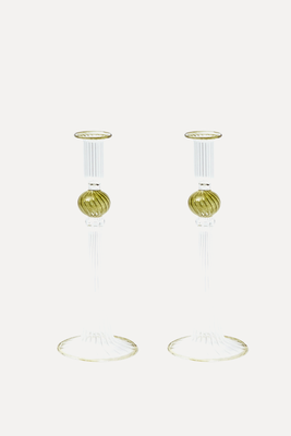 Paulette Olive Candle Holders from Mrs. Alice 