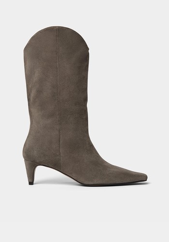 Gwen Suede Western Slouch Boot from Jigsaw