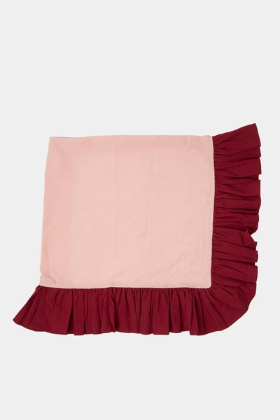 Frill Burgundy Rose Table Cloth  from Molly Mahon