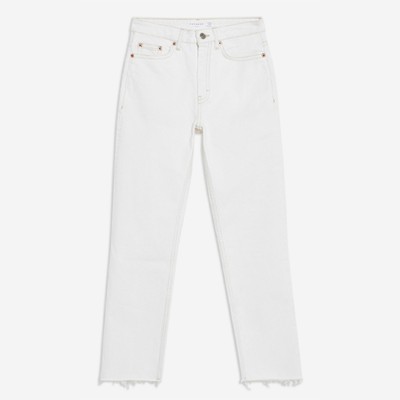 Off White Straight Jeans from Topshop