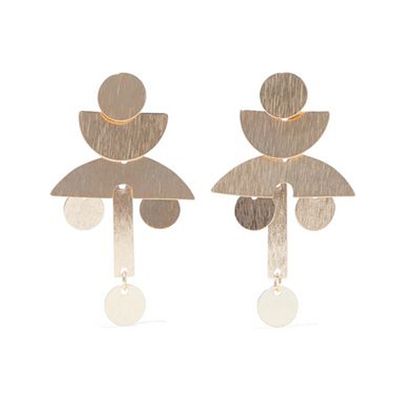 Victoria Gold-Plated Sterling Silver Earrings from Iris & Ink