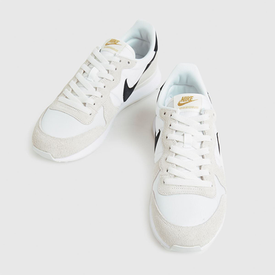 White & Black Internationalist Trainers