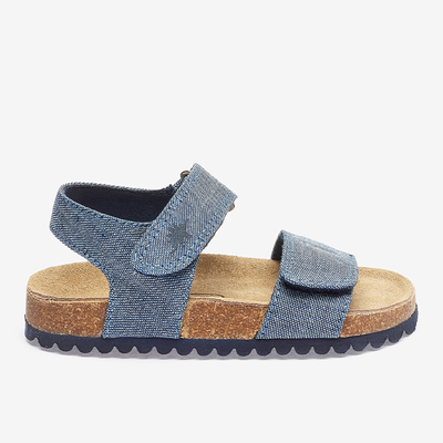 Chambray Corkbed Sandals