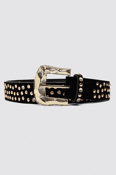 Rhinestone Stud Belt from Zara