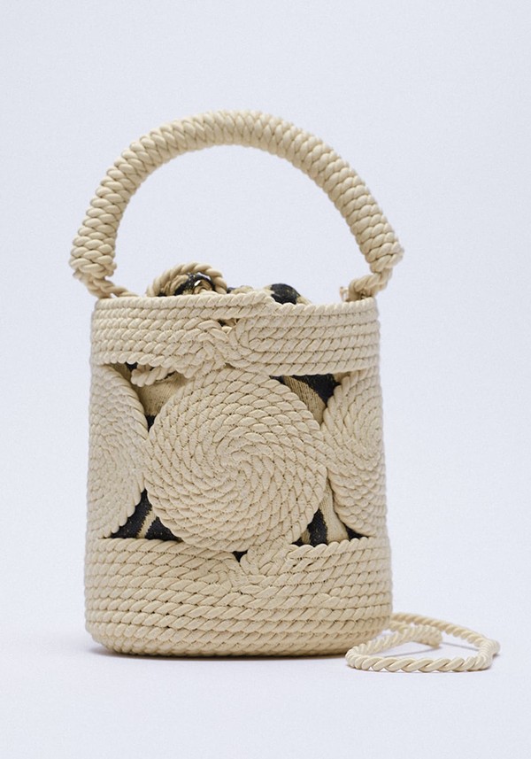 Mini Rope Bucket Bag 