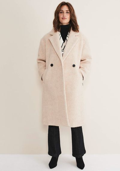 Quinn Textured Cocoon Coat