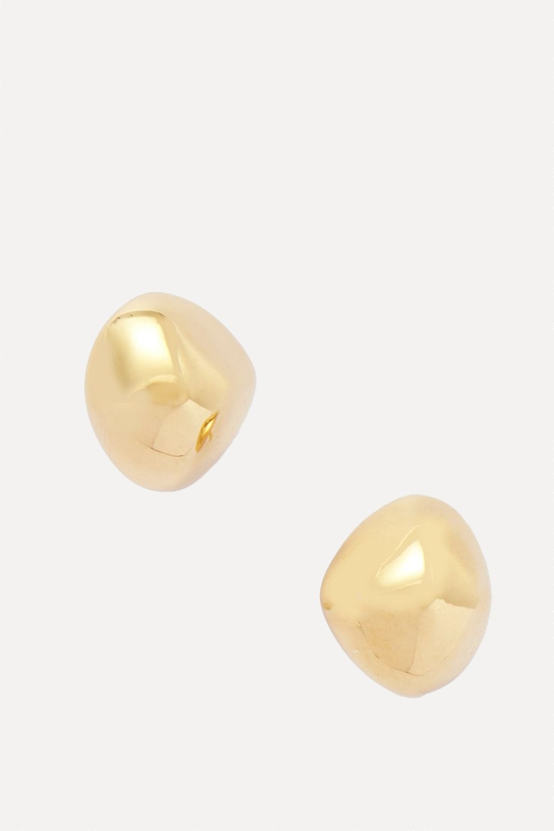 Pebble Gold-Plated Earrings from Toteme