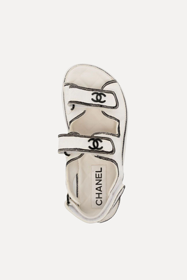 Pre-Owned 2022 CC Logo Dad Sandals from Chanel