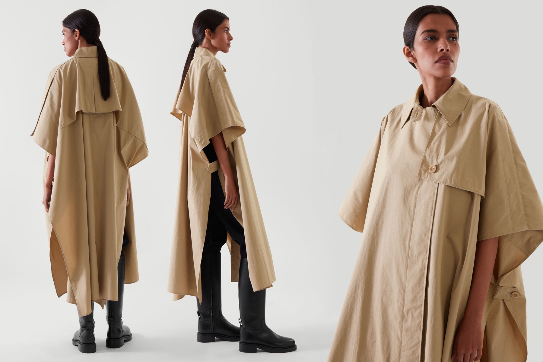 Relaxed Fit Cape, £135