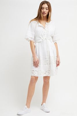 Clemathe Embroidered Lace Dress from French Connection
