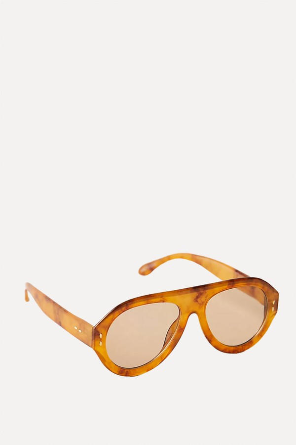 Cruise Oversized Aviator Sunglasses from Free People