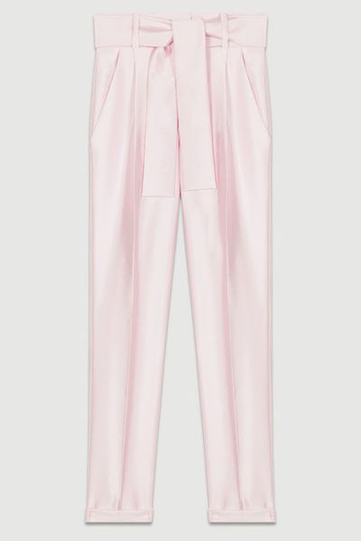 Pleated Pants with Belt from Maje