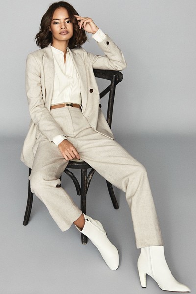 Lauren Wool Linen Blend Formal Jogger from Reiss