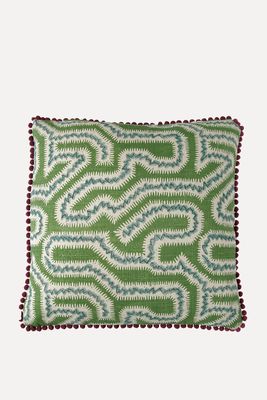 Moorish Maze Linen Cushion