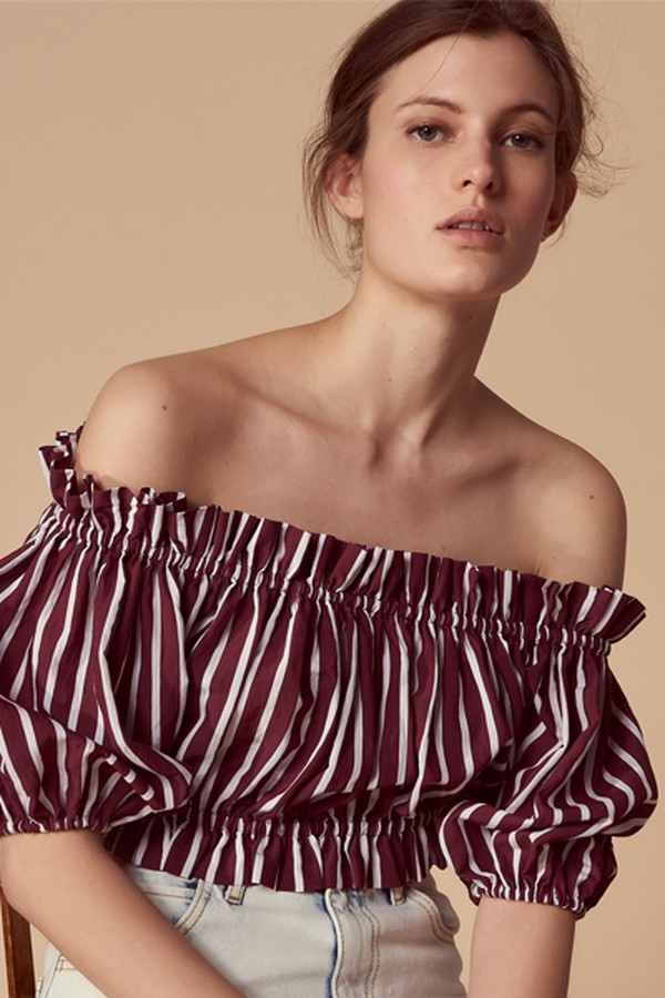 Striped Crop Top