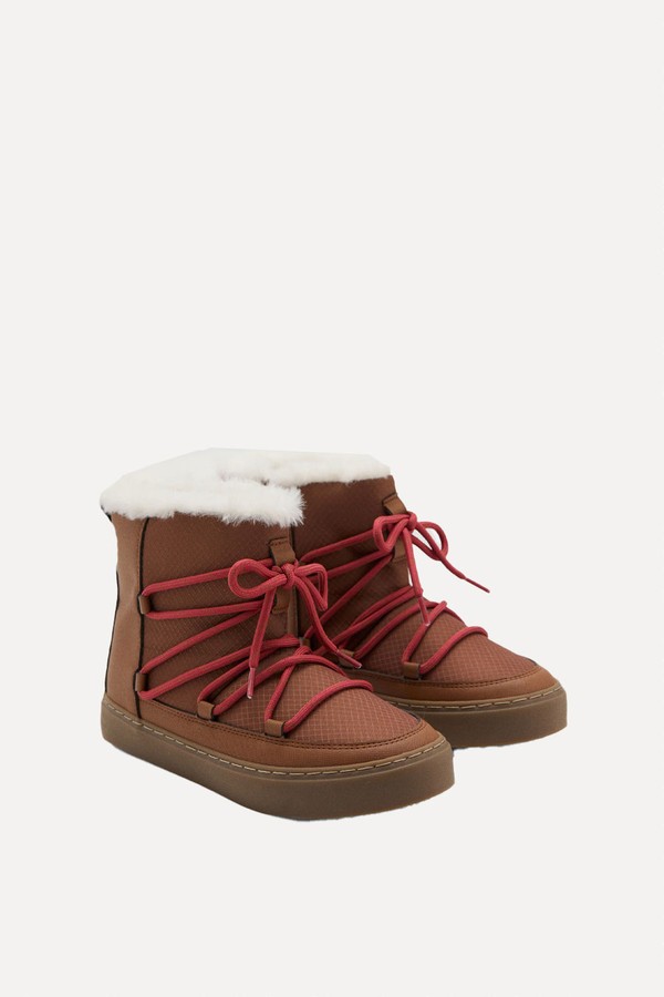 Hair Lace Ankle Boots from Mango