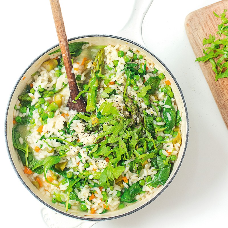 Green Vegetable Risotto