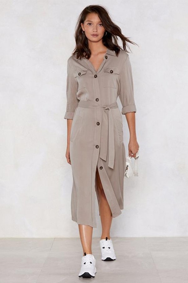 Utility Going to Kill This Midi Dress