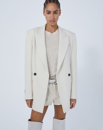 Myvi Classic Blazer In Light Beige, £150 (was £395) | Iro