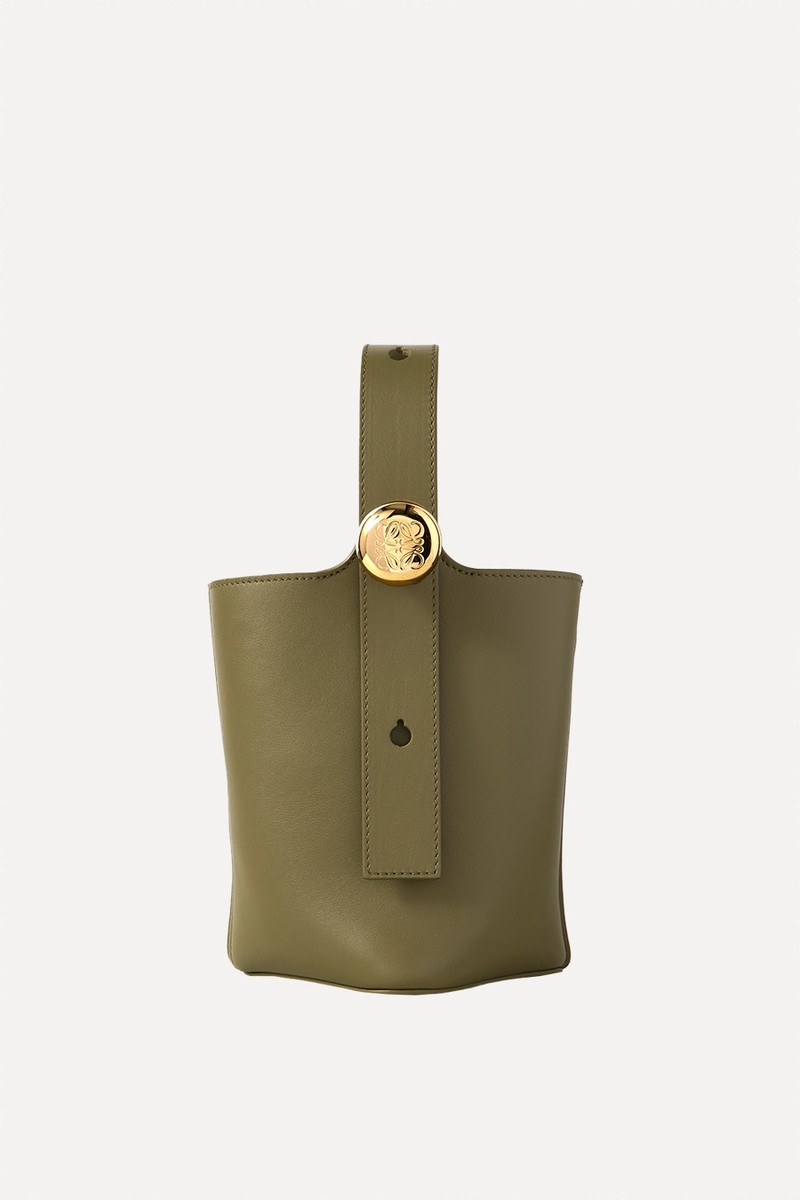 Pebble Mini Leather Tote from LOEWE