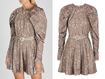 Number 26 Reptile-Print Mini Dress from Rotate Birger Christensen