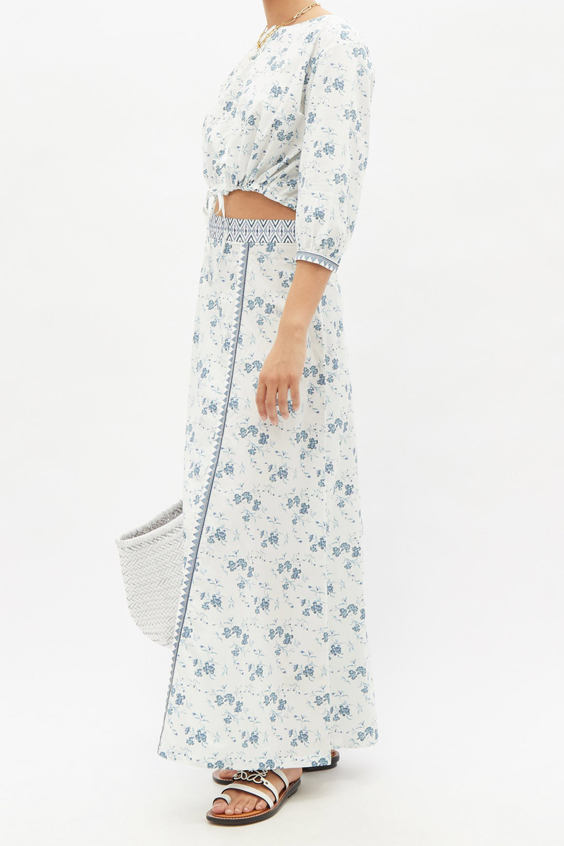 Camille Floral Print Maxi Skirt from Emporio Sirenuse