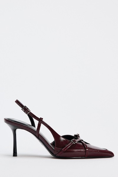 Strappy Heeled Buckled Shoes from Zara