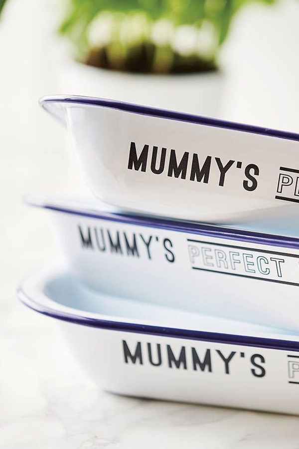 Enamel Personalised Baking Tray from Sophia Victoria Joy
