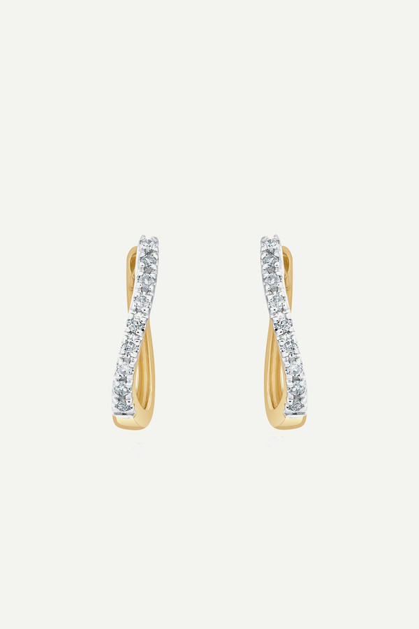 Hoop Earrings Diamond