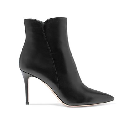 Levy 85 Leather Ankle Boots from Gianvito Rossi