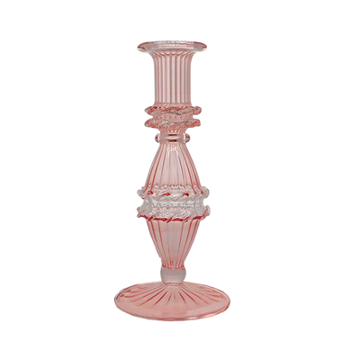 Honoria Glass Candlestick  from Host Home 