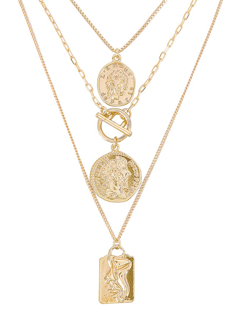 Layered Coin Necklace from Amber Sceats