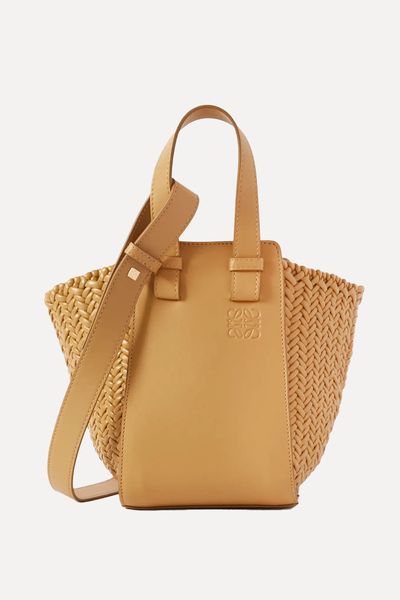 Hammock Woven Leather Tote Bag from Loewe