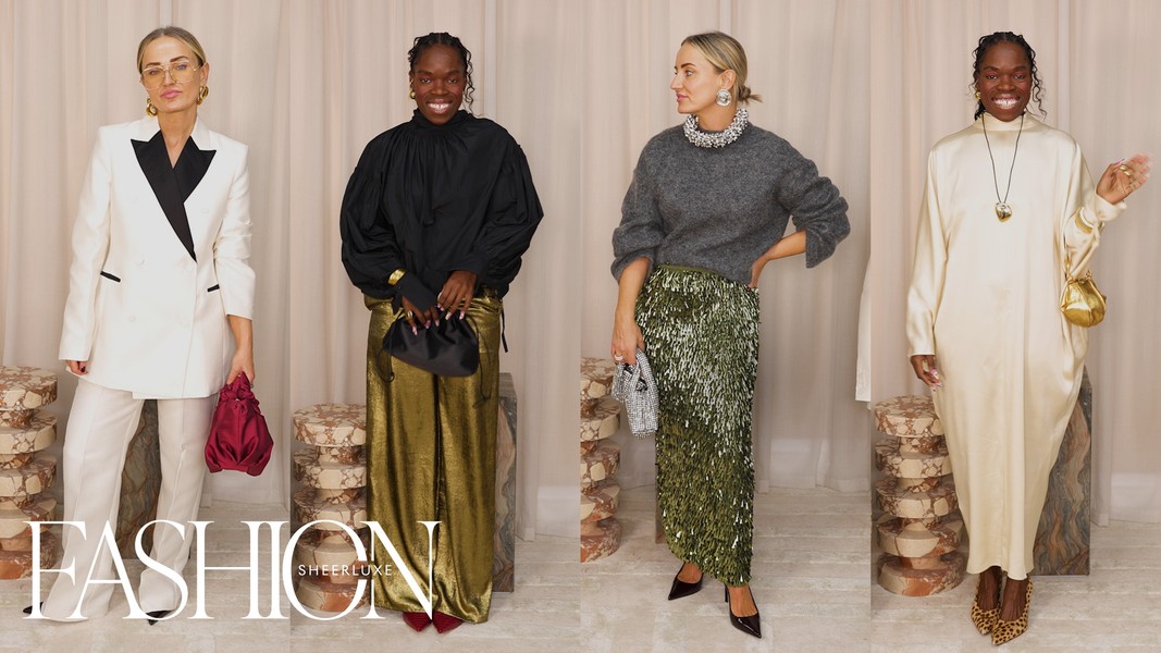  Festive Outfit Inspo: Party Dresses, Sequin Skirts & Women’s Suits | SheerLuxe Fashion